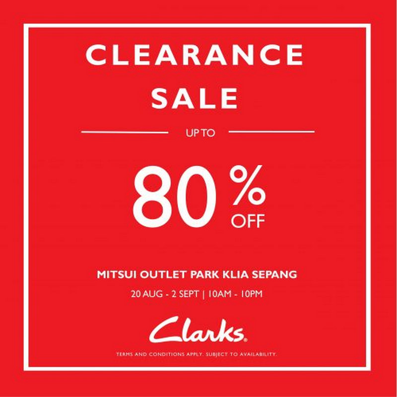 sale at clarks