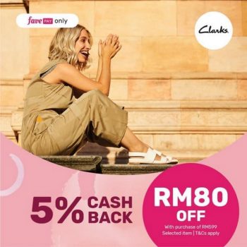Clarks-Shoes-Cashback-Promo-with-FavePay-350x350 - Fashion Accessories Fashion Lifestyle & Department Store Footwear Johor Kedah Kelantan Kuala Lumpur Melaka Negeri Sembilan Pahang Penang Perak Perlis Promotions & Freebies Putrajaya Sabah Sarawak Selangor Terengganu 