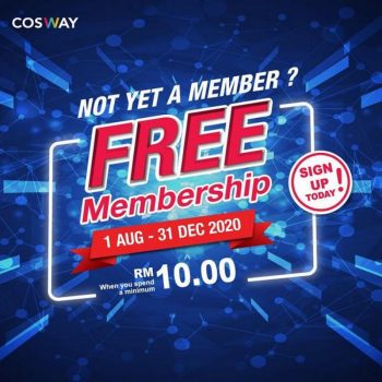 Cosway-Free-Membership-Promotion-350x350 - Johor Kedah Kelantan Kuala Lumpur Melaka Negeri Sembilan Others Pahang Penang Perak Perlis Promotions & Freebies Putrajaya Sabah Sarawak Selangor Terengganu 