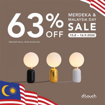 D-Touch-Living-63rd-Merdeka-Malaysia-Days-Special-Promotion-350x350 - Kuala Lumpur Others Promotions & Freebies Selangor 