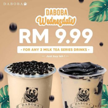 Daboba-WEDNESDATE-Promotion-350x350 - Beverages Food , Restaurant & Pub Johor Kedah Kelantan Kuala Lumpur Melaka Negeri Sembilan Pahang Penang Perak Perlis Promotions & Freebies Putrajaya Sabah Sarawak Selangor Terengganu 