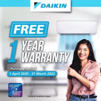 Daikin-Free-1-Year-Warranty-Promo-350x350 - Electronics & Computers Home Appliances Johor Kedah Kelantan Kuala Lumpur Melaka Negeri Sembilan Online Store Pahang Penang Perak Perlis Promotions & Freebies Putrajaya Sabah Sarawak Selangor Terengganu 