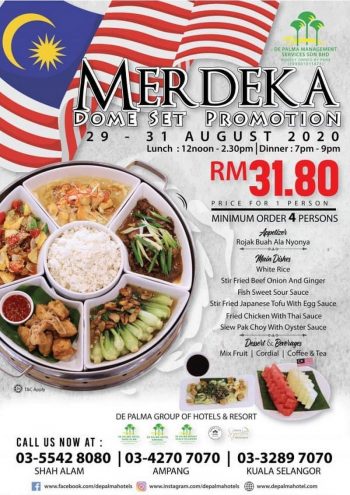De-Palma-Group-of-Hotels-Merdeka-Dome-Set-Promo-350x495 - Beverages Food , Restaurant & Pub Hotels Promotions & Freebies Selangor Sports,Leisure & Travel 