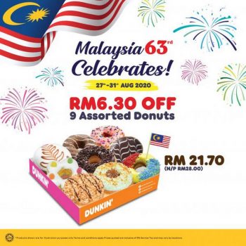 Dunkin-Donuts-63rd-Merdeka-Promotion-350x350 27-31 Aug 2020: Dunkin Donuts  63rd Merdeka Promotion