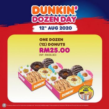 Dunkin-Donuts-Dozen-Day-Promotion-350x350 - Beverages Food , Restaurant & Pub Johor Kedah Kelantan Kuala Lumpur Melaka Negeri Sembilan Pahang Penang Perak Perlis Promotions & Freebies Putrajaya Sabah Sarawak Selangor Terengganu 