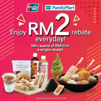 FamilyMart-RM2-Rebate-Promotion-Pay-With-UnionPay-350x350 - Johor Kedah Kelantan Kuala Lumpur Melaka Negeri Sembilan Pahang Penang Perak Perlis Promotions & Freebies Putrajaya Sabah Sarawak Selangor Supermarket & Hypermarket Terengganu 