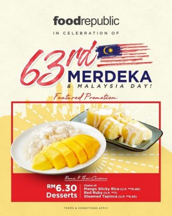 Food-Republic-Merdeka-Promo-at-Pavilion-350x438 - Beverages Food , Restaurant & Pub Kuala Lumpur Promotions & Freebies Selangor 