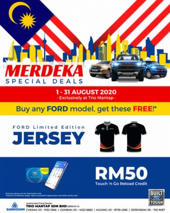 Ford-Trio-Mantap-Exclusive-63rd-Merdeka-Deals-350x438 - Automotive Johor Kedah Kelantan Kuala Lumpur Melaka Negeri Sembilan Pahang Penang Perak Perlis Promotions & Freebies Putrajaya Sabah Sarawak Selangor Terengganu 
