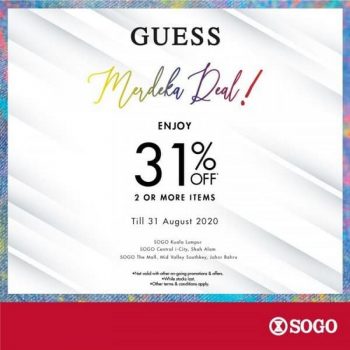GUESS-Merdeka-Deal-at-SOGO-350x350 - Bags Fashion Accessories Fashion Lifestyle & Department Store Johor Kuala Lumpur Promotions & Freebies Selangor 