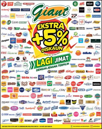 Giant-Extra-5-OFF-Discount-Promotion-350x442 - Johor Kedah Kelantan Kuala Lumpur Melaka Negeri Sembilan Pahang Penang Perak Perlis Promotions & Freebies Putrajaya Sabah Sarawak Selangor Supermarket & Hypermarket Terengganu 