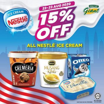 Giant-Nestle-Ice-Cream-15-OFF-Promotion-350x350 - Johor Kedah Kelantan Kuala Lumpur Melaka Negeri Sembilan Pahang Penang Perak Perlis Promotions & Freebies Putrajaya Sabah Sarawak Selangor Supermarket & Hypermarket Terengganu 