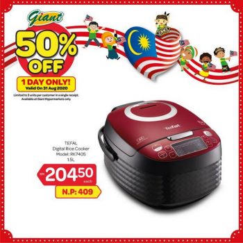 Giant-Tefal-Digital-Rice-Cooker-Promotion-350x350 - Electronics & Computers Home Appliances Johor Kedah Kelantan Kitchen Appliances Kuala Lumpur Melaka Negeri Sembilan Pahang Penang Perak Perlis Promotions & Freebies Putrajaya Selangor Supermarket & Hypermarket Terengganu 