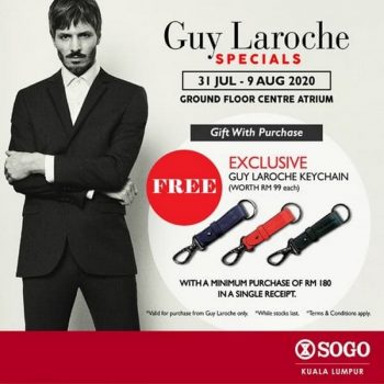 Guy-Laroche-Specials-Promo-at-Sogo-350x350 - Fashion Accessories Fashion Lifestyle & Department Store Kuala Lumpur Promotions & Freebies Selangor 