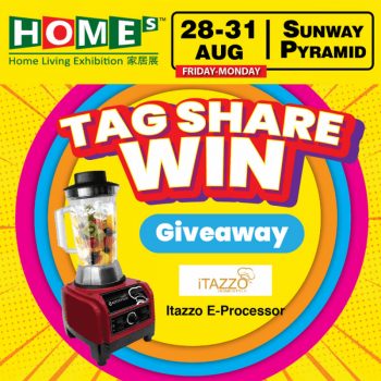 HOMEs-Tag-Share-Win-Giveaway-at-Sunway-Pyramid-350x350 - Electronics & Computers Events & Fairs Home Appliances Kitchen Appliances Selangor 