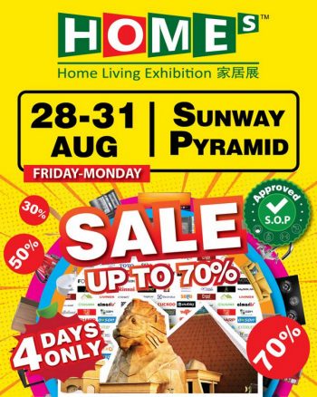 Home-Living-Exhibition-Sale-at-Sunway-Pyramid-350x438 - Electronics & Computers Furniture Home & Garden & Tools Home Appliances Home Decor Selangor Warehouse Sale & Clearance in Malaysia 