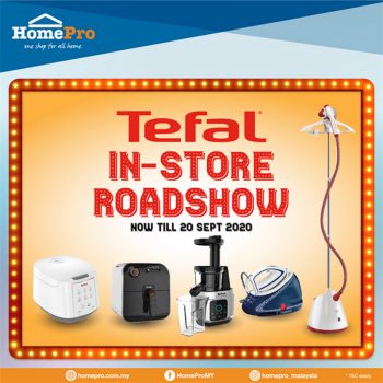 HomePro-Tefal-in-store-Roadshow-350x350 - Electronics & Computers Home Appliances Johor Kedah Kelantan Kitchen Appliances Kuala Lumpur Melaka Negeri Sembilan Pahang Penang Perak Perlis Promotions & Freebies Putrajaya Sabah Sarawak Selangor Terengganu 