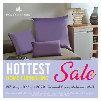Homes-Harmony-Hottest-Home-Furnishing-Sale-at-Melawati-Mall-350x350 - Furniture Home & Garden & Tools Home Decor Selangor Warehouse Sale & Clearance in Malaysia 