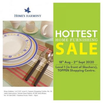 Homes-Harmony-Hottest-Home-Furnishing-Sale-at-TOPPEN-Shopping-Centre-350x350 - Furniture Home & Garden & Tools Home Decor Johor Malaysia Sales 