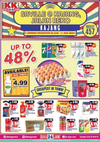 KK-Super-Mart-Opening-Promotion-at-Saville-@-Kajang-350x497 - Promotions & Freebies Selangor Supermarket & Hypermarket 
