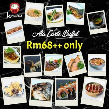 Kiraku-Japanese-Restaurant-Ala-Carte-Buffet-Promo-350x350 - Beverages Food , Restaurant & Pub Promotions & Freebies Selangor 