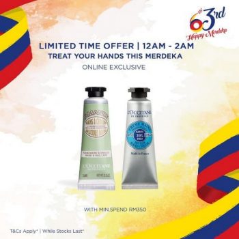 LOCCITANE-Merdeka-Promotion-350x350 - Beauty & Health Johor Kedah Kelantan Kuala Lumpur Melaka Negeri Sembilan Online Store Pahang Penang Perak Perlis Personal Care Promotions & Freebies Putrajaya Sabah Sarawak Selangor Skincare Terengganu 