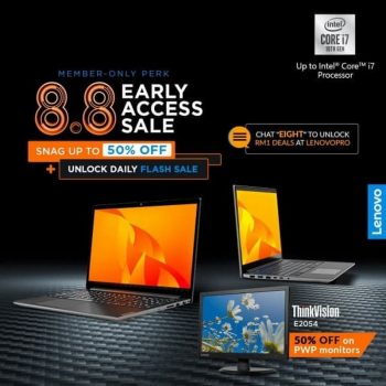 Lenovo-8.8-Early-Access-Sale-350x350 - Electronics & Computers IT Gadgets Accessories Johor Kedah Kelantan Kuala Lumpur Laptop Malaysia Sales Melaka Negeri Sembilan Online Store Pahang Penang Perak Perlis Putrajaya Sabah Sarawak Selangor Terengganu 