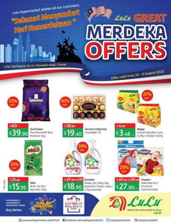 LuLu-Hypermarket-Merdeka-Promotion-Catalogue-350x455 - Kuala Lumpur Promotions & Freebies Selangor Supermarket & Hypermarket 