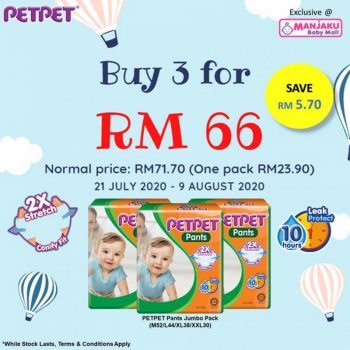 Manjaku-PetPet-3-for-RM66-Promotion-350x350 - Baby & Kids & Parenting Babycare Johor Kedah Kelantan Kuala Lumpur Melaka Negeri Sembilan Pahang Penang Perak Perlis Promotions & Freebies Putrajaya Sabah Sarawak Selangor Terengganu 