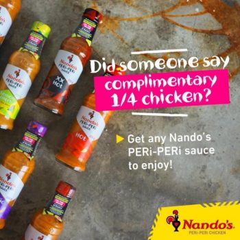 Nandos-Free-14-Chicken-Promotion-350x350 - Beverages Food , Restaurant & Pub Johor Kedah Kelantan Kuala Lumpur Melaka Negeri Sembilan Pahang Penang Perak Perlis Promotions & Freebies Putrajaya Sabah Sarawak Selangor Terengganu 