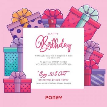 PONEY-30-off-Promotion-350x350 - Baby & Kids & Parenting Children Fashion Johor Kedah Kelantan Kuala Lumpur Melaka Negeri Sembilan Pahang Penang Perak Perlis Promotions & Freebies Putrajaya Sabah Sarawak Selangor Terengganu 