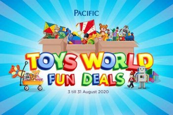 Pacific-Hypermarket-Toys-World-Fun-Deals-Promotion-350x232 - Baby & Kids & Toys Johor Kedah Kelantan Kuala Lumpur Melaka Negeri Sembilan Pahang Penang Perak Perlis Promotions & Freebies Putrajaya Sabah Sarawak Selangor Supermarket & Hypermarket Terengganu Toys 