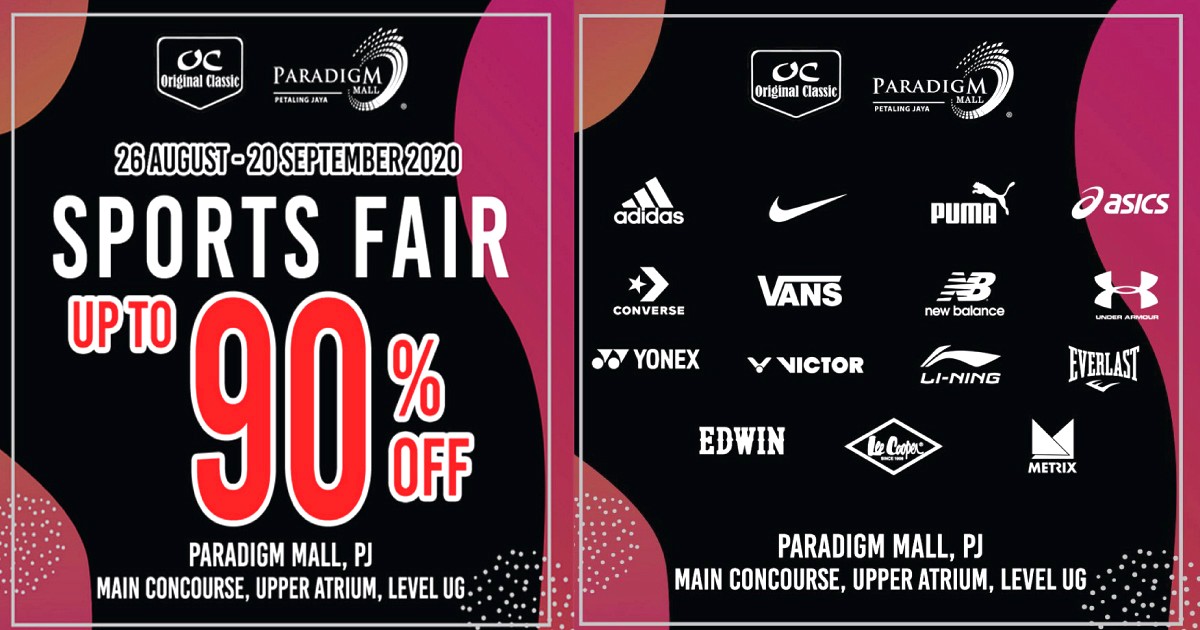 Paradigm-Mall-Warehouse-Sale-Malaysia-Jualan-Gudang-Clearance - Events & Fairs Fashion Lifestyle & Department Store Selangor Sportswear 
