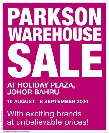 Parkson-Warehouse-Sale-at-Holiday-Plaza-Johor-Bahru-350x427 - Johor Supermarket & Hypermarket Warehouse Sale & Clearance in Malaysia 