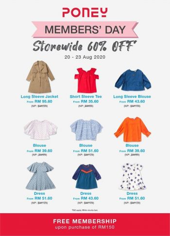 Poney-Members-Day-Sale-2-350x486 - Baby & Kids & Parenting Children Fashion Johor Kedah Kelantan Kuala Lumpur Malaysia Sales Melaka Negeri Sembilan Pahang Penang Perak Perlis Putrajaya Sabah Sarawak Selangor Terengganu 