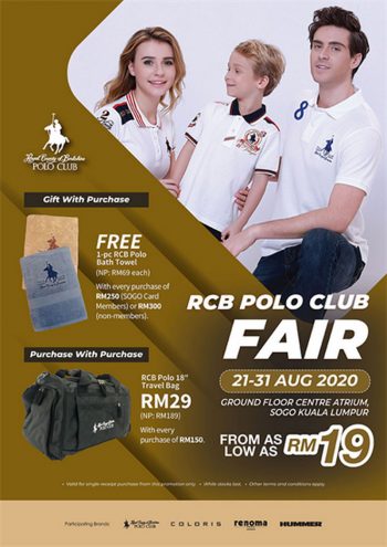 SOGO-RCB-Polo-Club-Fair-350x495 - Apparels Events & Fairs Fashion Accessories Fashion Lifestyle & Department Store Kuala Lumpur Selangor 