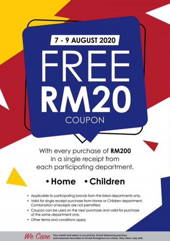 SOGO-Weekend-FREE-RM20-Coupon-Promotion-350x495 - Johor Kuala Lumpur Promotions & Freebies Selangor Supermarket & Hypermarket 