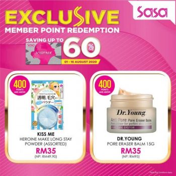 SaSa-August-Member-Point-Redemption-Promotion-4-1-350x350 - Beauty & Health Johor Kedah Kelantan Kuala Lumpur Melaka Negeri Sembilan Pahang Penang Perak Perlis Personal Care Promotions & Freebies Putrajaya Sabah Sarawak Selangor Skincare Terengganu
