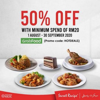 Secret-Recipe-Free-50-OFF-Promo-Code-Promotion-on-GrabFood-350x350 - Beverages Food , Restaurant & Pub Johor Kedah Kelantan Kuala Lumpur Melaka Negeri Sembilan Online Store Pahang Penang Perak Perlis Promotions & Freebies Putrajaya Sabah Sarawak Selangor Terengganu 