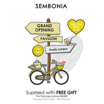 Sembonia-Grand-Opening-Deals-at-Pavilion-350x350 - Bags Fashion Accessories Fashion Lifestyle & Department Store Footwear Kuala Lumpur Promotions & Freebies Selangor 
