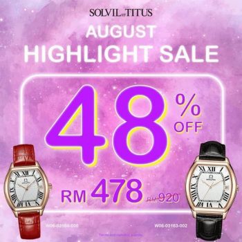 Solvil-et-Titus-August-Highlight-Sale-350x350 - Fashion Lifestyle & Department Store Johor Kedah Kelantan Kuala Lumpur Malaysia Sales Melaka Negeri Sembilan Online Store Pahang Penang Perak Perlis Putrajaya Sabah Sarawak Selangor Terengganu Watches 