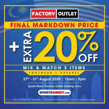 Sports-Direct-Merdeka-Day-Factory-Outlet-Sale-350x350 - Fashion Accessories Fashion Lifestyle & Department Store Malaysia Sales Selangor Sportswear 