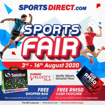 Sports-Direct-Sport-Fair-at-Sunway-Velocity-350x350 - Apparels Events & Fairs Fashion Lifestyle & Department Store Footwear Kuala Lumpur Selangor Sportswear 