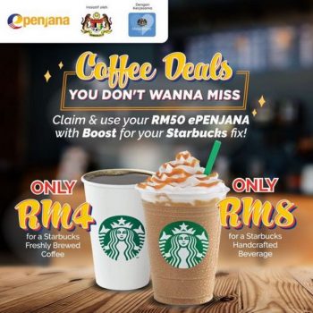 Starbucks-Beverage-Promo-with-Boost-350x350 - Beverages Food , Restaurant & Pub Johor Kedah Kelantan Kuala Lumpur Melaka Negeri Sembilan Online Store Pahang Penang Perak Perlis Promotions & Freebies Putrajaya Sabah Sarawak Selangor Terengganu 