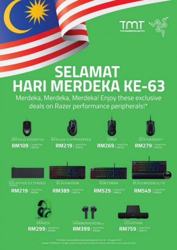 TMT-Thundermatch-Razer-Merdeka-Promotion-350x495 - Electronics & Computers IT Gadgets Accessories Johor Kedah Kelantan Kuala Lumpur Melaka Negeri Sembilan Online Store Pahang Penang Perak Perlis Promotions & Freebies Putrajaya Sabah Sarawak Selangor Terengganu 