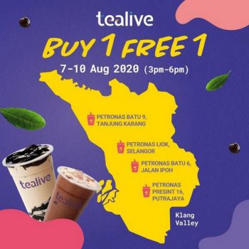 Tealive-New-Opening-Buy-1-Free-1-Promotion-350x350 - Beverages Food , Restaurant & Pub Perak Promotions & Freebies Putrajaya Selangor 