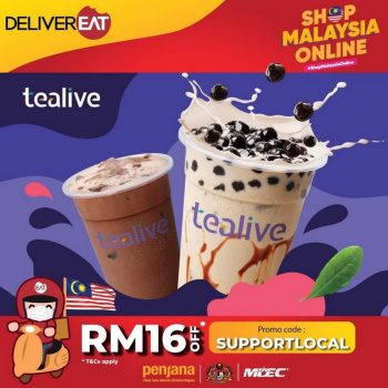 Tealive-Promo-Code-at-DeliverEat-350x350 - Beverages Food , Restaurant & Pub Johor Kedah Kelantan Kuala Lumpur Melaka Negeri Sembilan Online Store Pahang Penang Perak Perlis Promotions & Freebies Putrajaya Sabah Sarawak Selangor Terengganu 