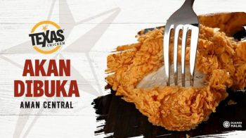 Texas-Chicken-Opening-Promotion-at-Aman-Central-350x196 - Beverages Food , Restaurant & Pub Kedah Promotions & Freebies 