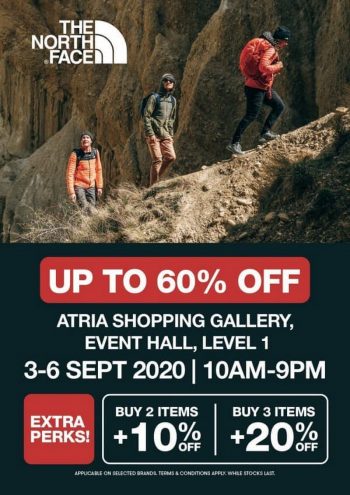 The-North-Face-The-Great-Outdoor-Wellness-Sale-at-Atria-Shopping-Gallery-350x495 - Fashion Accessories Fashion Lifestyle & Department Store Malaysia Sales Outdoor Sports Selangor Sports,Leisure & Travel 