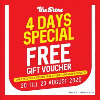 The-Store-Free-Voucher-Promotion-350x349 20-23 Aug 2020: The Store Free Voucher Promotion