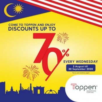 Toppen-Shopping-Centre-Mall-wide-Merdeka-Sale-350x350 - Johor Malaysia Sales Others 